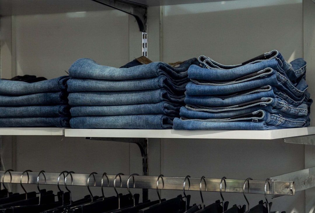 Photo blue pants
