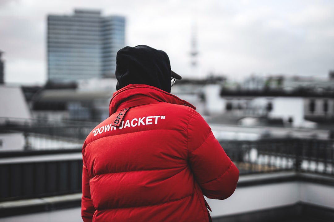 Photo down jacket